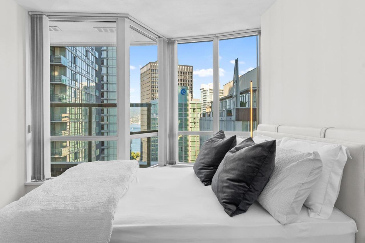 شقة Downtown Luxury 1Br Coal Harbour فانكوفر المظهر الخارجي الصورة